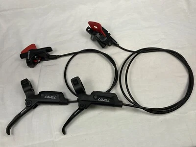 SRAM Level Hydraulic Disc Brakes and Levers -Front/ Rear , Post Mount, Black, A1 - Image 1 of 4