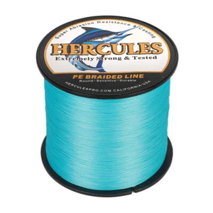 HERCULES Strands 100M 300M 500M 1000M PE Super Braid Fishing Line Blue 6LB-300LB - Bild 1 von 28
