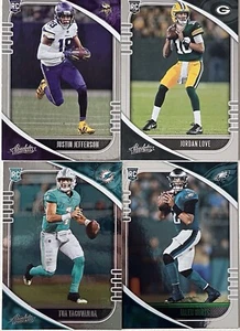 2020 Panini Absolute ROOKIE / Green  Football Cards Pick From List !! - Picture 1 of 131