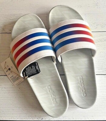 New adidas Adilette Comfort x  Slides Mens 8 women\'s 9 Blue Sandals ADIDAS ADILETTE COMFORT X LEGO SLIDES Sandals for Men SIZE 7  main image 4