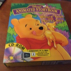Disney WINNIE THE POOH AND THE HONEY TREE Kids' Animated Storybook CD-ROM Mac PC - Picture 1 of 8