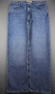 Men's Wrangler Authentics Jeans Straight Stretch Medium Wash 5 Pocket Size 38x30 - Imagen 1 de 7