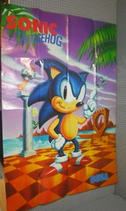 Poster Sonic The Hedgehog - Sony Megadrive - Picture 1 of 2