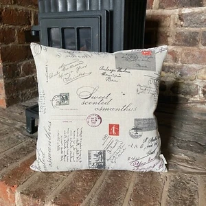 85. Handmade Shabby Chic Sweet Scent LINEN Cotton Cushion Cover. Various sizes - Picture 1 of 2