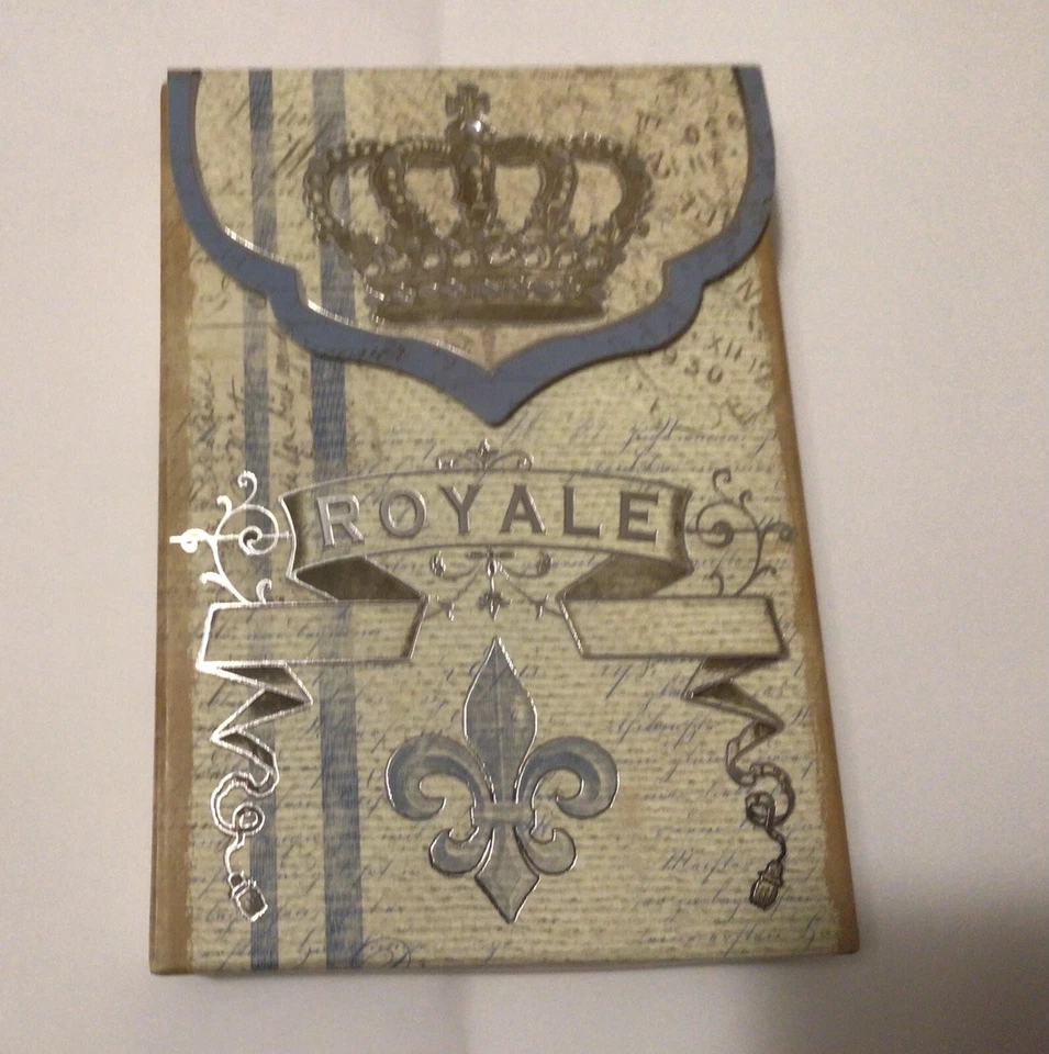 Punch Studio Notecards W/Envelopes Crown Royale Theme In Paper Box New - Image 1 of 1