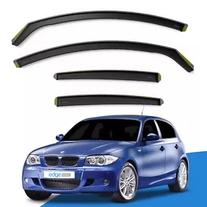 BMW 1 Series E87 2004-2011 5 Door Hatchback Wind Deflectors 4pc Edgevisors - Picture 1 of 9
