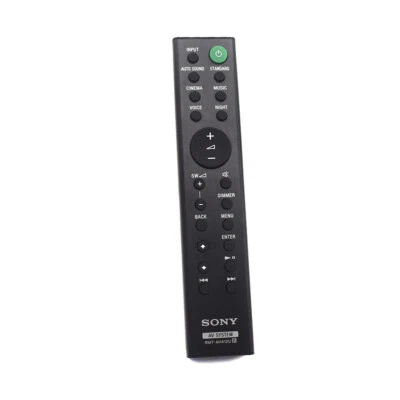 Sony Soundbar Remote Control RMT-AH412U For HT-S700RF HT-S500RF HT-S20R HT-S100F - Image 1 of 3