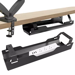 Altus Under Desk Cable Management Tray Steel Cord Organizer for Office or Home - Picture 1 of 9