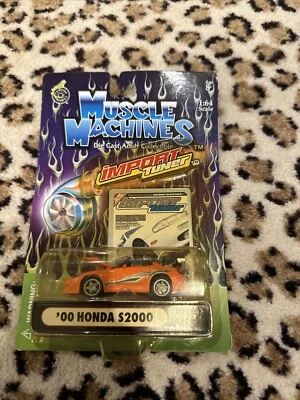 funline muscle machines 1/64 Import Tuner Series Competition Orange 00 Honda... - Image 1 of 4