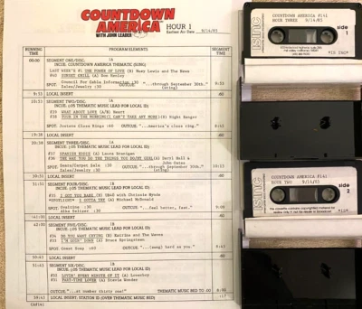 9/14/85 JOHN LEADERS COUNTDOWN AMERICA FEATURES MICHAEL McDONALD, PRINCE, MOTELS - Image 1 of 4