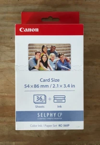 Genuine Canon Ink & Paper Pack - KC-36IP / 36 x SHEETS 54 x 86mm + INK (INC VAT) - Picture 1 of 1