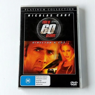 Gone In 60 Seconds The Director's Cut DVD. Reg 4 - image 1 of 4