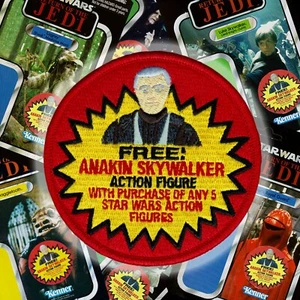 Kenner STAR WARS "FREE! Anakin Skywalker" Vintage mail away promo 3.5" patch - Picture 1 of 5