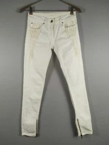 Sandro Jeans White Women's Size 34 - Picture 1 of 12