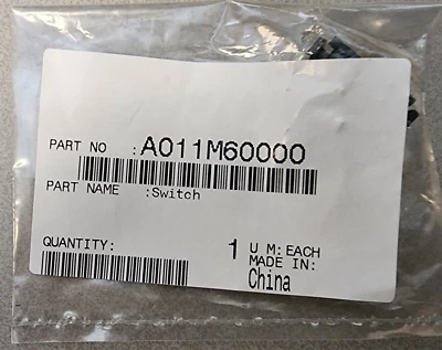 New OEM Konica Minolta 4690 Toner Contact Switch A011M60000 - Image 1 of 2