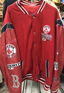 RARE Reversible Men's 4XL Red Sox World Series Champs 2007 Varsity Letterman - Picture 1 of 12