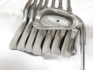 Gebrauchter Ping Zing Eisensatz Blue Dot 3-PW Ping JZ Stiff Stahlschäfte S - Bild 1 von 8