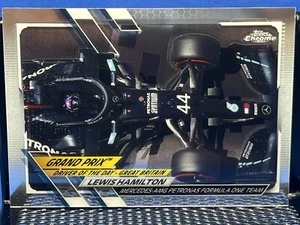 2021 Topps Chrome Formula 1 LEWIS HAMILTON Driver Of The Day F1 Grand Prix 166 - Picture 1 of 2