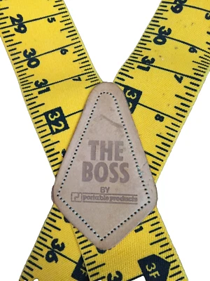 BOSS RULE MEDIDA TIRANTES 2" X CLIP TRASERO EN ELÁSTICO AMARILLO HOMBRE  Foto 1 de 4