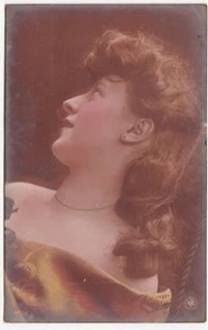 RPPC Glamour Real Photo Postcard Woman ~ Neue Photographische Gesellschaft NPG - Picture 1 of 2