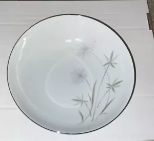 MIKASA Bolero Descrizione:Fiori Grigi Wispy Fuori Produzione 9’ Ciotola Veg Rotonda Nuova - Foto 1 di 24