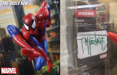 Serie de autógrafos Marvel Spider-Man Figura Estatua Todd McFarlane Firmada Sin usar, en caja sellada Nueva Foto 1 de 4