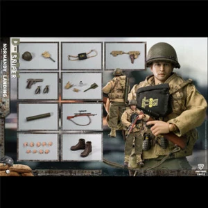 CrazyFigure LW012 1:12 WWII US Rangers Battalion Normandy Landing Sniper Figure - Picture 1 of 12