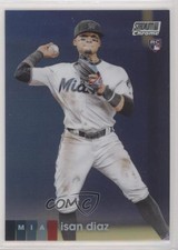 2020 Topps Stadium Club Chrome Refractor Isan Diaz #258 Rookie RC