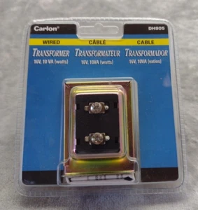 Carlon DH905 16VAC Transformer 10 Watts Chimes Bells Buzzers Other New Sealed - Picture 1 of 9