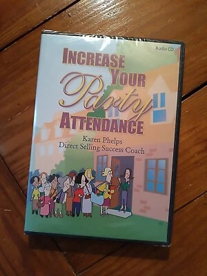 Increase Your Party Attendance by Karen Phelps Audio (CD) 2004 - Brand New  - Image 1 of 3