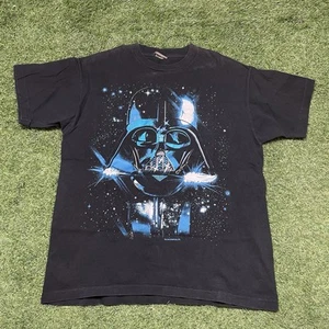 Star Wars Shirt XL 90s 00s Y2K Darth Vader Space Stars Movie Tee - Picture 1 of 9