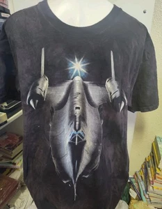 VTG Smithsonian T-Shirt 2XL NASA SR-71 Blackbird Fighter Jet Shirt Cotton USA - Picture 1 of 7