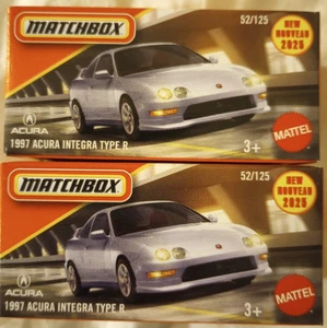 Matchbox boxed 1997 Acura Integra Type R #52/125 lot 2 "Power Grabs" 2025 - Picture 1 of 1