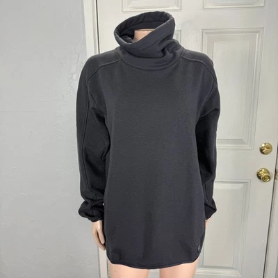 Mountain Hardwear Women's Sweatshirt Large Campfire Pullover Fleece lined UU4 - Imagem 1 de 4