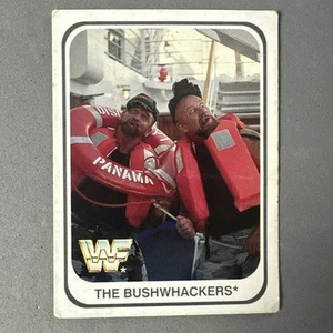 WWF Wrestling Vintage Trading Card Merlin 1991 No 89 The Bushwhackers - Picture 1 of 3