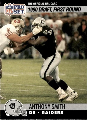1990 Pro Set #679 Anthony Smith Rookie - Image 1 of 2