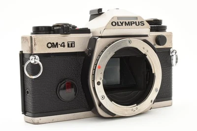 [Exc + 5 mit Kappe] Olympus OM-4 Ti titansilber analoge Spiegelreflexkamera 3... - Bild 1 von 4