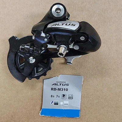 Shimano Altus RD M310 Bicycle Derailleur 7/8 Speed MTB NO PACKAGE - Image 1 of 3