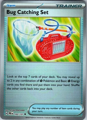 Bug Catching Set Pokeball 102/131 SV: Prismatic Evolutions Uncommon - NM - Image 1 of 2