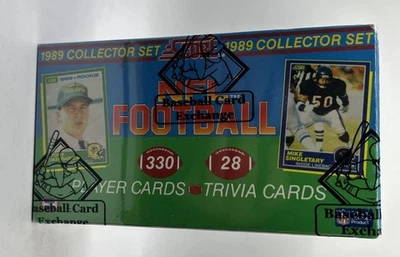 1989 Score Football Factory Set BBCE Wrapped Barry Sanders Troy Aikman Deion RC - Image 1 of 4
