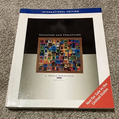 Sensation and Perception, International Edition by E. Goldstein - Image 1 of 3
