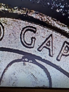 Cud die break on D quarter 2016 Cumberland Gap  Rare On D mint mark  Cuff On Hat - Picture 1 of 8