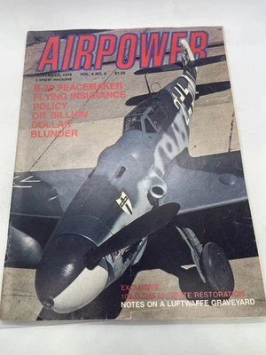 Airpower Magazine November 1974 Vol 4 No 6 B-36 Peacemaker Sentry - Image 1 of 3