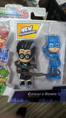 CatBoy y Romeo Héroe Villano PJ Máscaras Personajes Figuras de Acción Juguetes de Dibujos Animados Foto 1 de 4