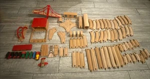 Lote 82 Trenes Brio De Colección Años 90 Compatible Trenes y Aviones Thomas Hecho en Suecia - Imagen 1 de 24