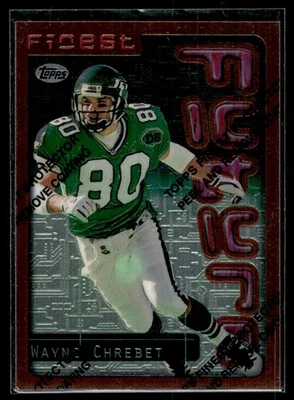 1996 Finest Wayne Chrebet New York Jets #76 - Image 1 of 2