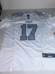 NFL Herren weiß Buffalo Bills Mafia Josh Allen #17 Dri-Fit Trikot Neu mit Etikett - Bild 1 von 7