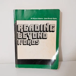 Reading Beyond Words by W. Royce Adams and Jane Brody Spira (1978) Paperback - Picture 1 of 14