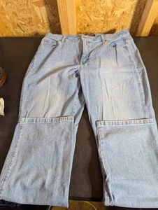 Women's Lee Riveted Ultimate Blue Jeans 18M Denim Comfortable Check Pictures - Picture 1 of 6
