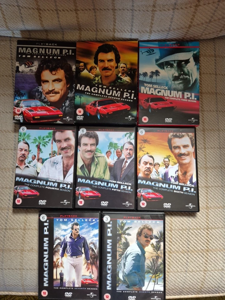 Magnum P.I Season 1-8 Individual Box Sets Starring Tom Selleck - Image 1 of 1